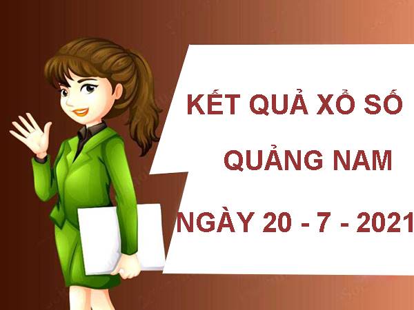 Soi cầu kết quả XS Quảng Nam thứ 3 ngày 20/7/2021