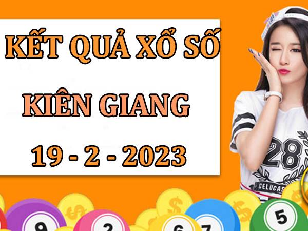 Soi cầu xổ số Kiên Giang ngày 19/2/2023 dự đoán XSKG chủ nhật