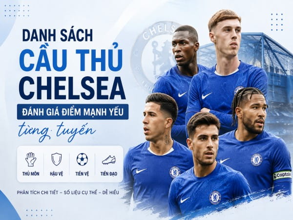 Danh sách cầu thủ Chelsea: Đánh giá sức mạnh năm nay
